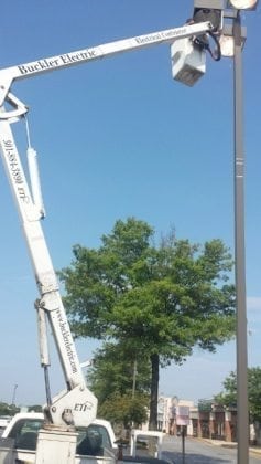 Electric Equipment Bucket Truck in Southern Maryland
