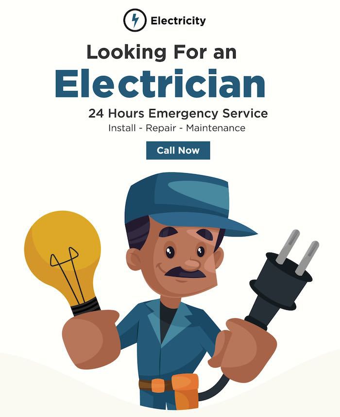 drawing of electrical contractor near me